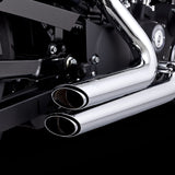 Vance & Hines SHORTSHOTS STAGGERED DYNA 2012 - 2017 Chrome