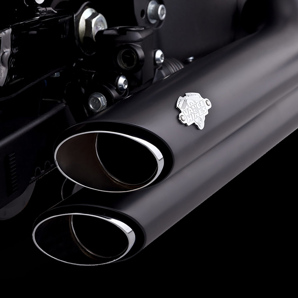 Vance & Hines SHORTSHOTS STAGGERED DYNA 2012 - 2017 Black