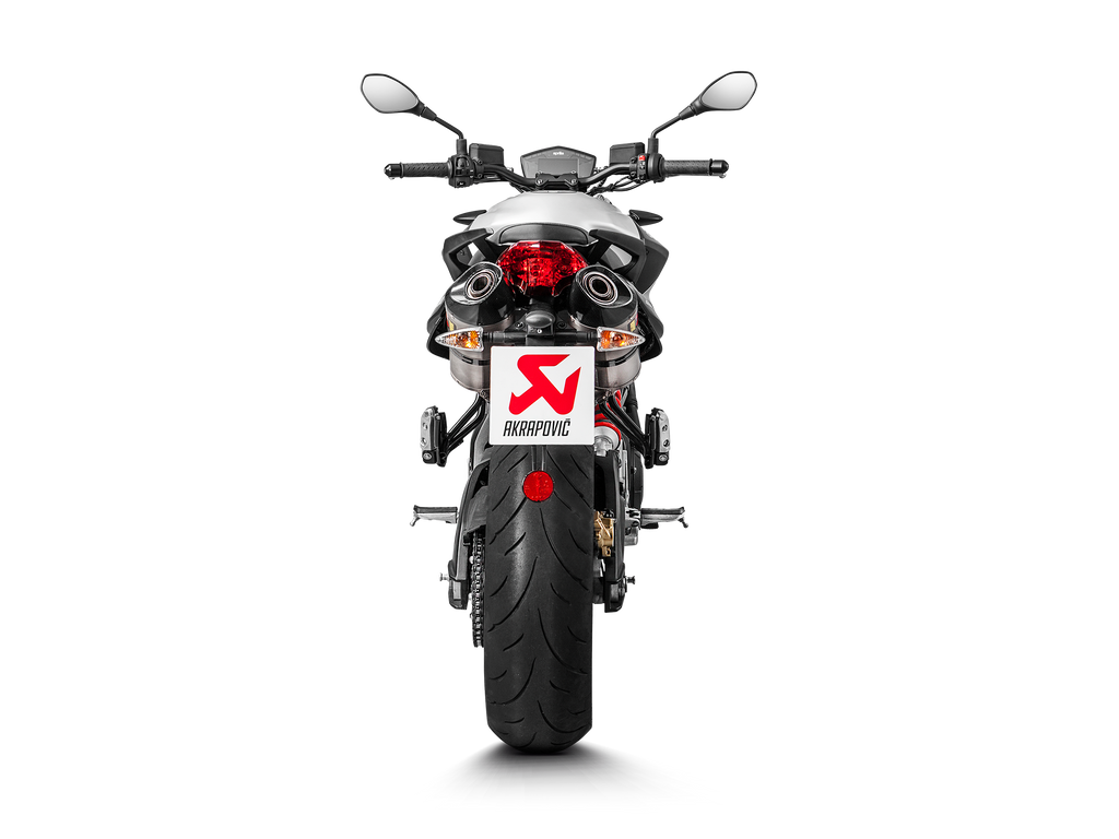 Akrapovic Slip-On Line (Titanium) for Aprilia Shiver 900 2017 - 2020