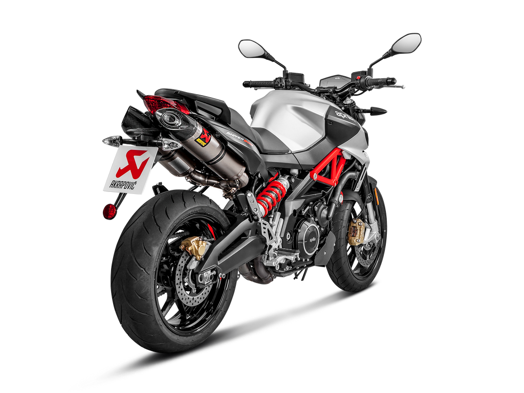 Akrapovic Slip-On Line (Titanium) for Aprilia Shiver 900 2017 - 2020