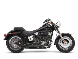 Cobra Speedster Short Swept Exhaust – Black. Fits Softail 1986-2017