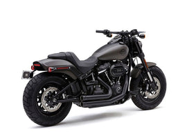 Cobra Speedster 909 Exhaust – Black. Fits Fat Bob 2018up