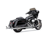 Cobra Speedster Dual Exhaust – Chrome With Fishtail Tips. Fits Touring 2017 - 2023