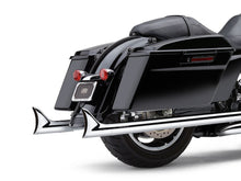 Load image into Gallery viewer, Cobra Speedster Dual Exhaust – Chrome With Fishtail Tips. Fits Touring 2017 - 2023