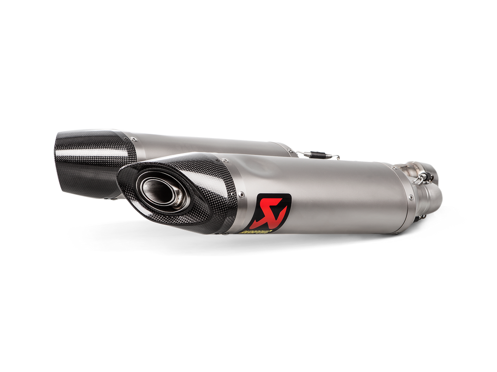 Akrapovic Slip-On Line (Titanium) for Aprilia Shiver 900 2017 - 2020