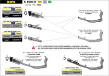 Load image into Gallery viewer, ARROW SILENCER PRO-RACE TITANIUM WITH TITANIUM END CAP BMW S 1000 R FOR 2021 &gt; UP