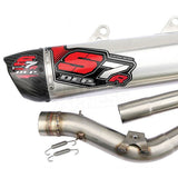 DEP S7R YZF 450 2006-09 CARBON TIP FULL EXHAUST SYSTEM