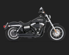 Load image into Gallery viewer, Vance &amp; Hines BIGSHOT STAGGERED Black DYNA 2006 - 2017