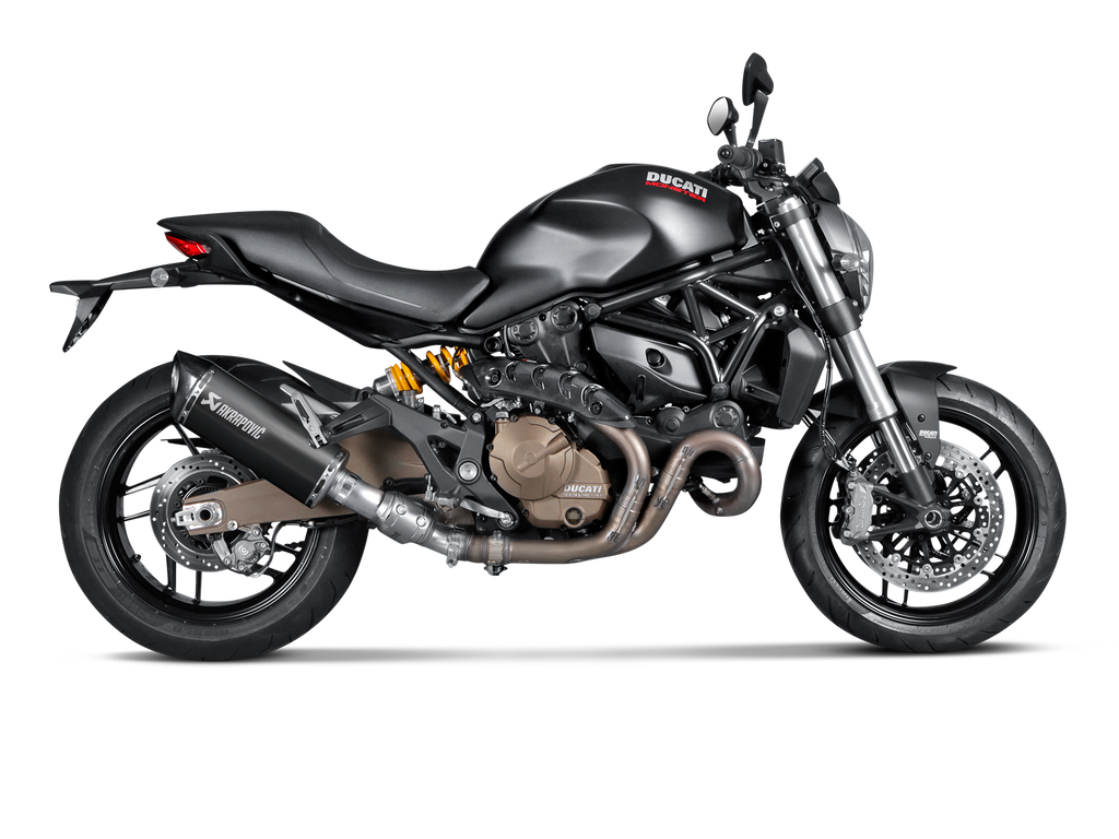 Akrapovic Slip-On Line (Titanium) for Ducati Monster 821 14-16