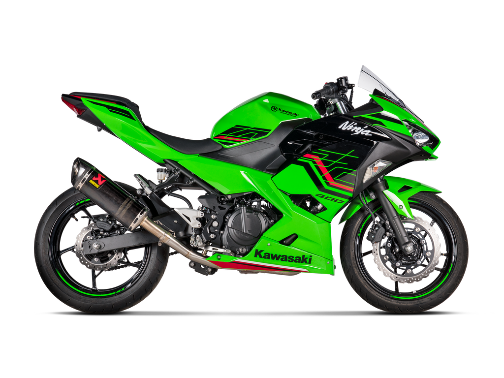 Akrapovic Slip-On Line (Carbon) for Ninja 400 2018 - 2023 Z400 2019 - 2023